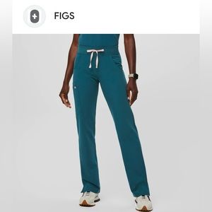 Figs Kade Cargo Pants Caribbean Blue in size XS Tall Brand New With Tags